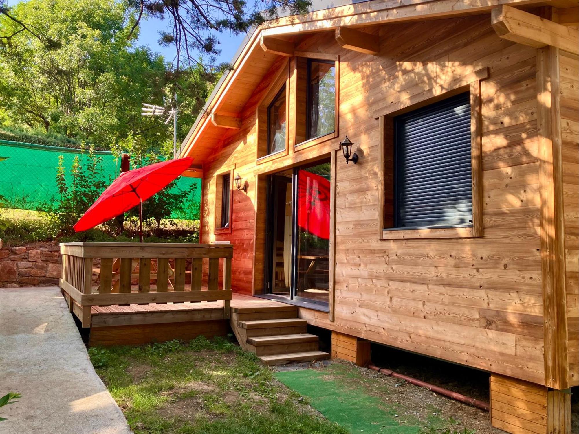 Camping L'Enclave Mobil-Home Estavar Kültér fotó
